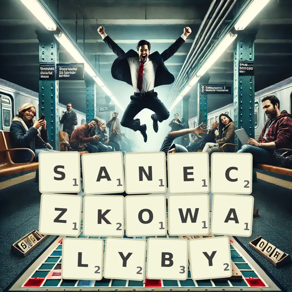Słowa z liter SANECZKOWAŁYBY