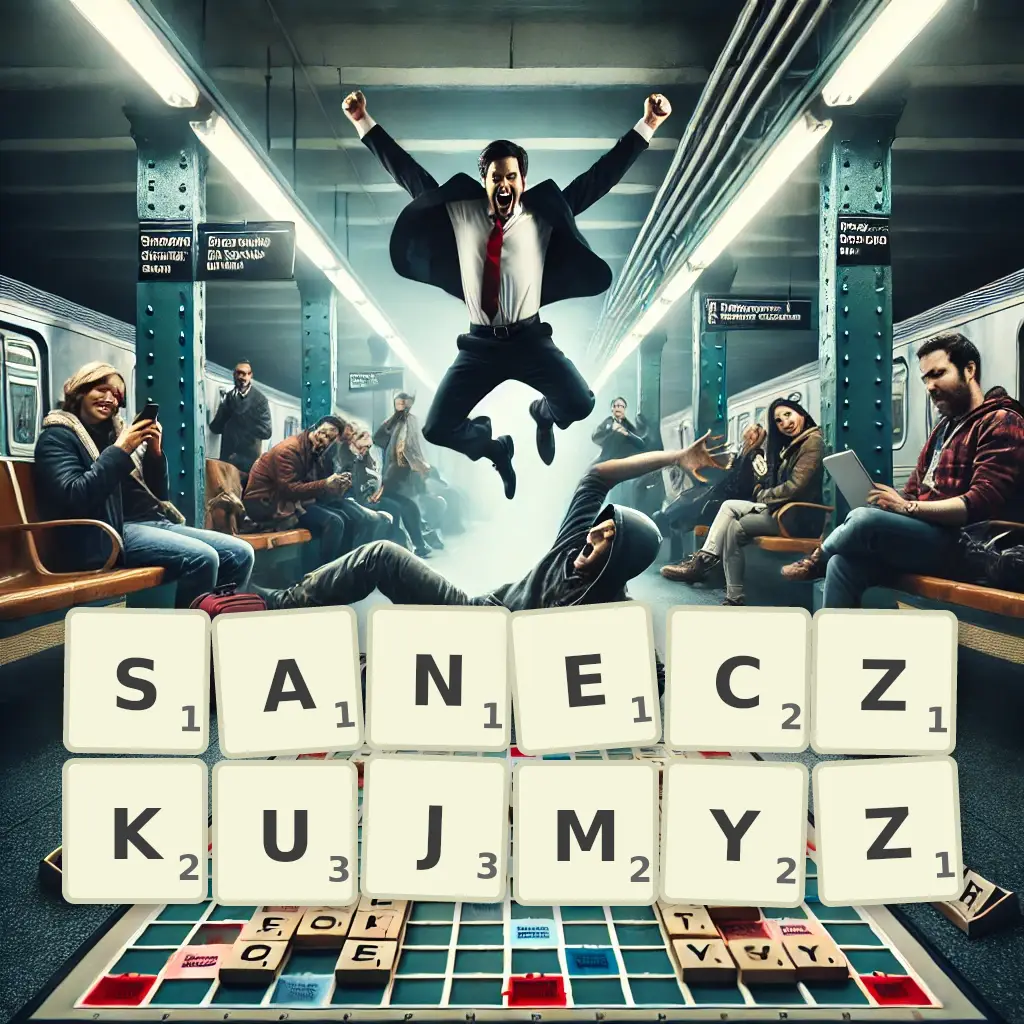 Słowa z liter SANECZKUJMYŻ