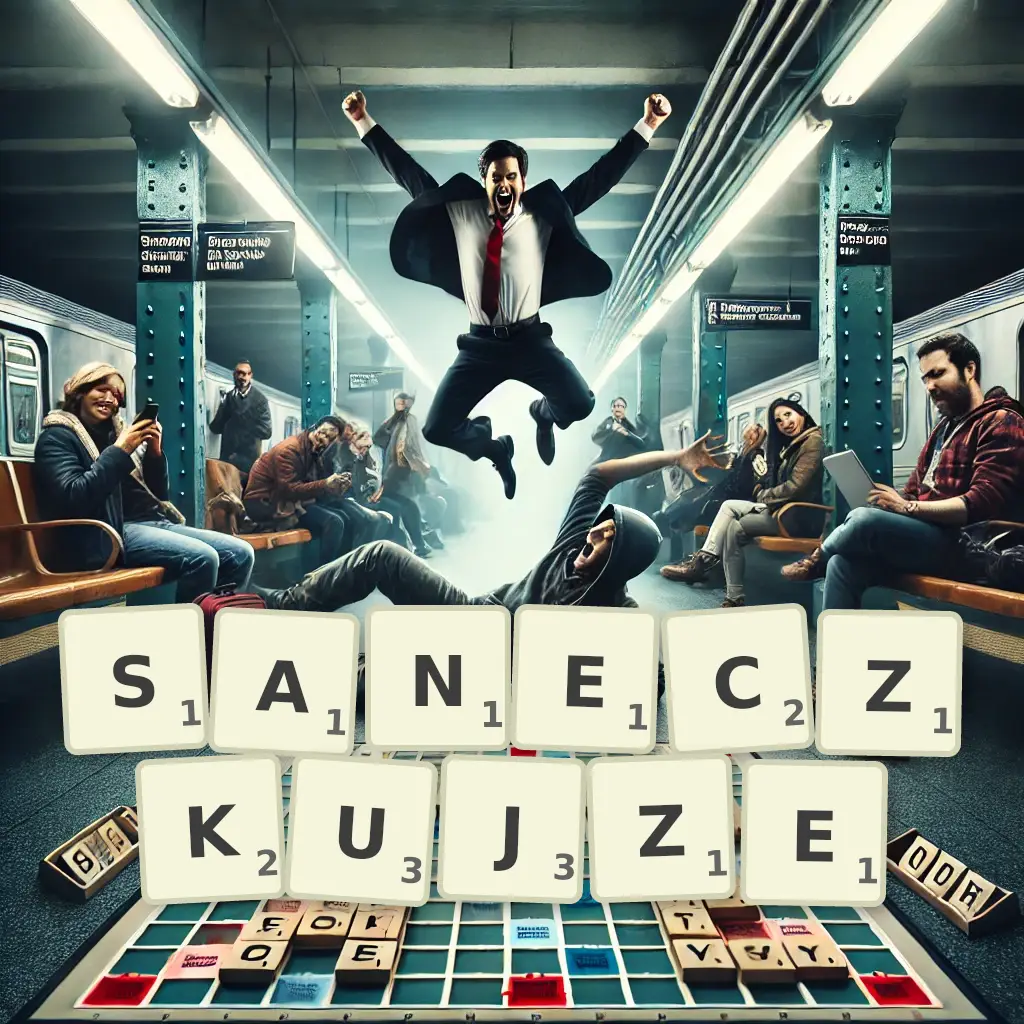Słowa z liter SANECZKUJŻE