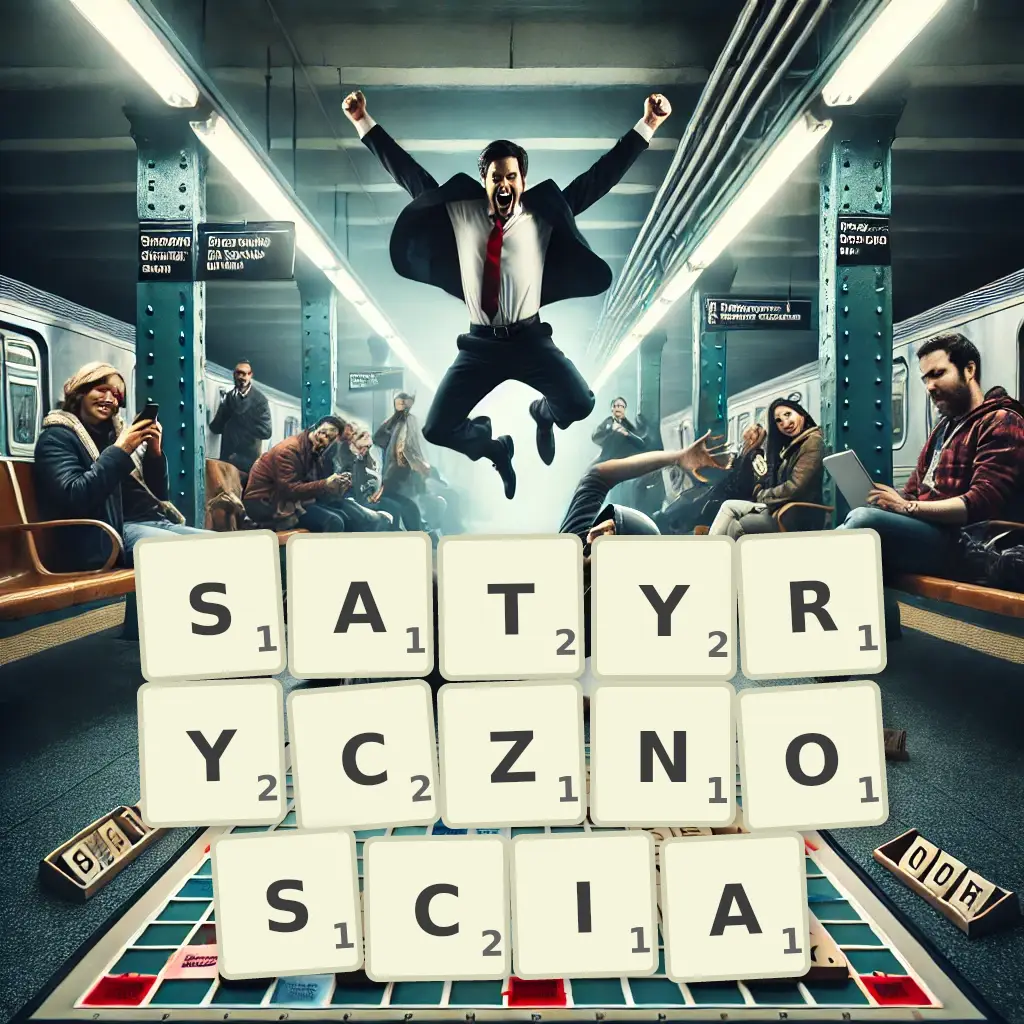 Słowa z liter SATYRYCZNOŚCIĄ