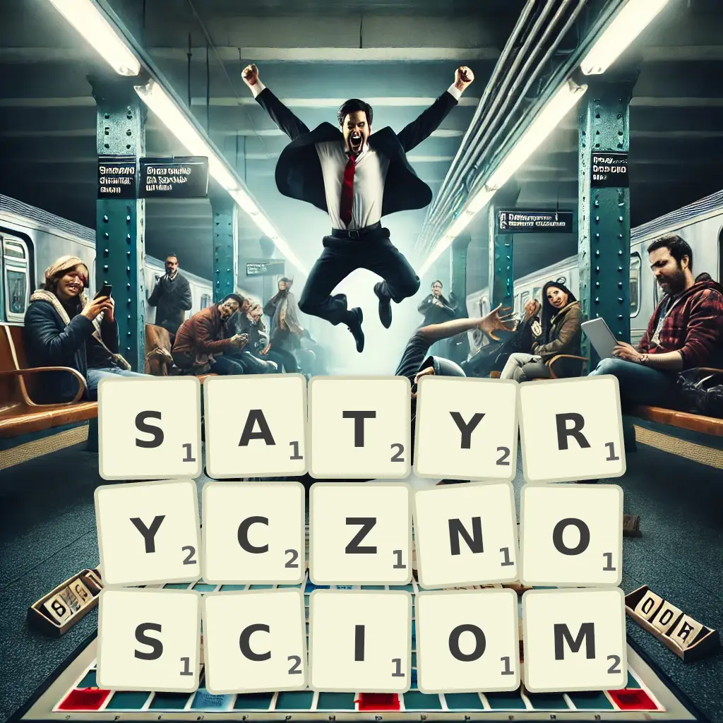 Słowa z liter SATYRYCZNOŚCIOM