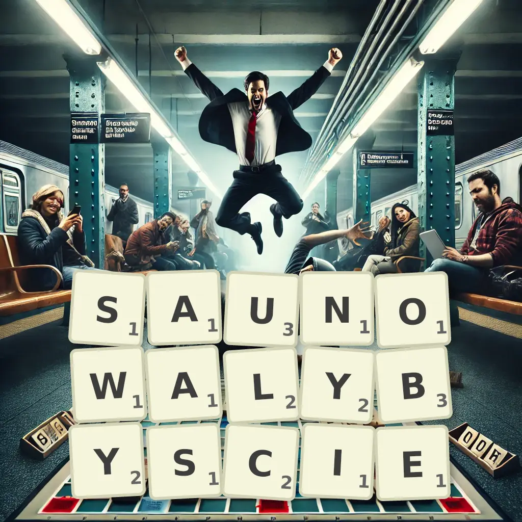 Słowa z liter SAUNOWAŁYBYŚCIE