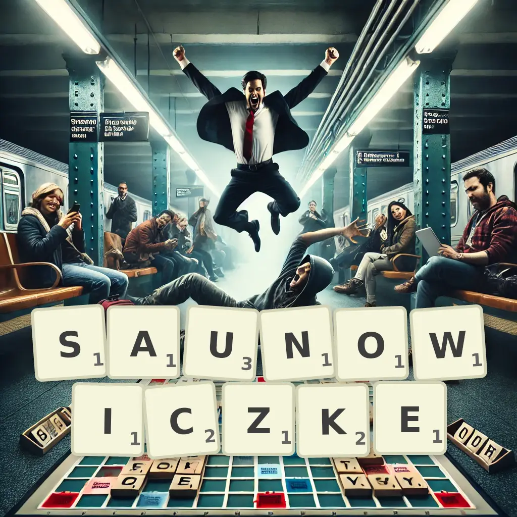 Słowa z liter SAUNOWICZKĘ