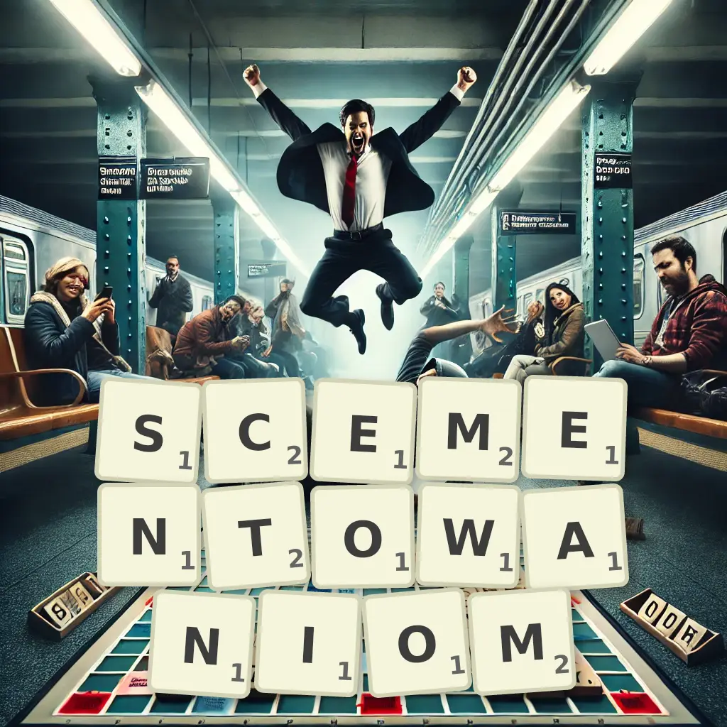 Słowa z liter SCEMENTOWANIOM