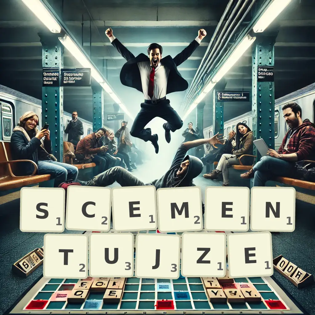 Słowa z liter SCEMENTUJŻE