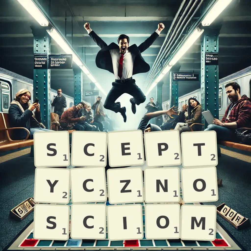 Słowa z liter SCEPTYCZNOŚCIOM