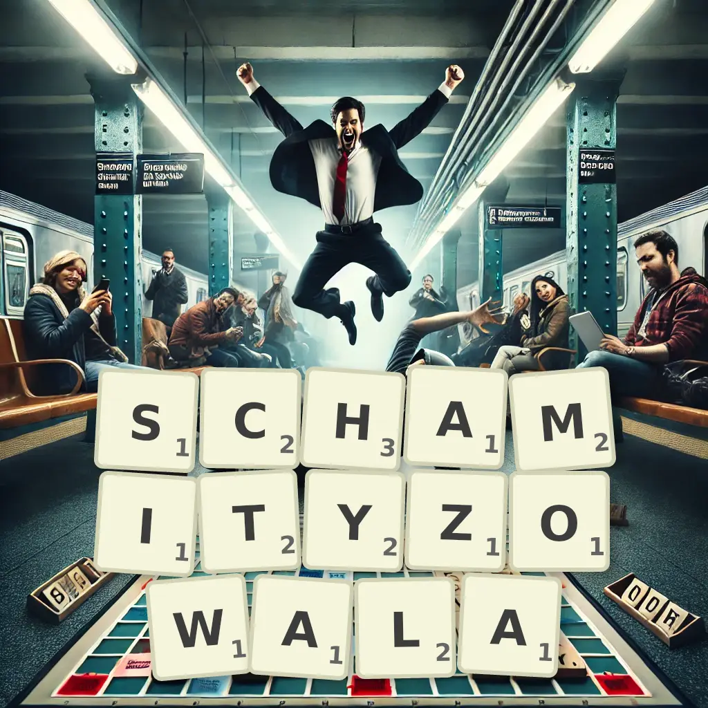 Słowa z liter SCHAMITYZOWAŁA