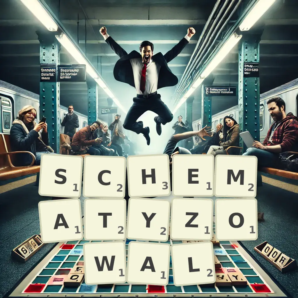 Słowa z liter SCHEMATYZOWAŁ
