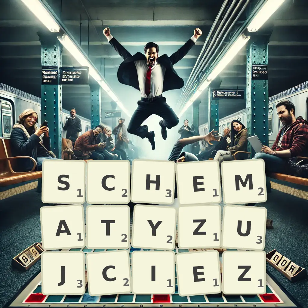 Słowa z liter SCHEMATYZUJCIEŻ