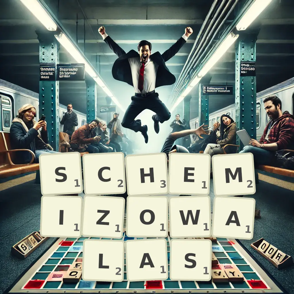 Słowa z liter SCHEMIZOWAŁAŚ