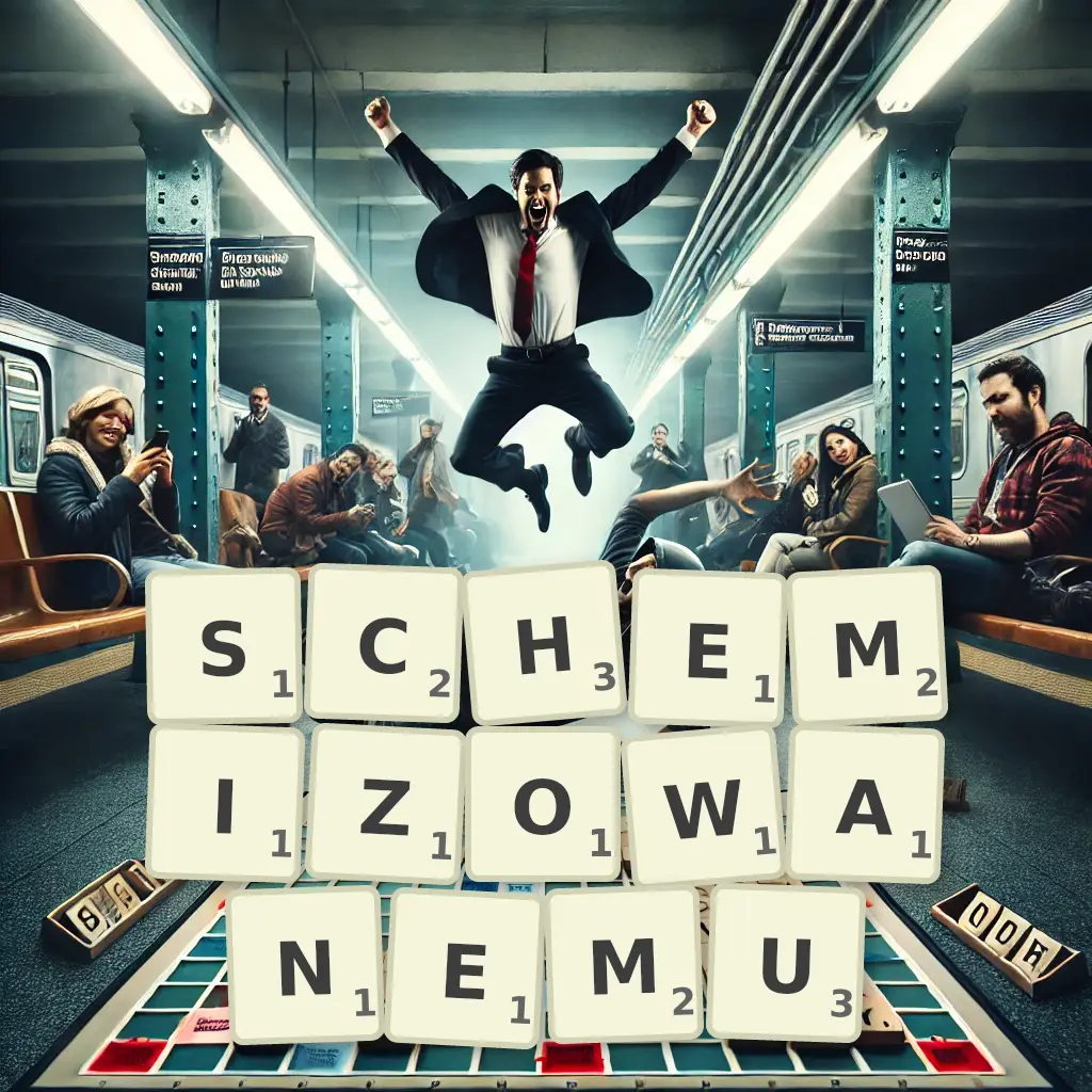 Słowa z liter SCHEMIZOWANEMU
