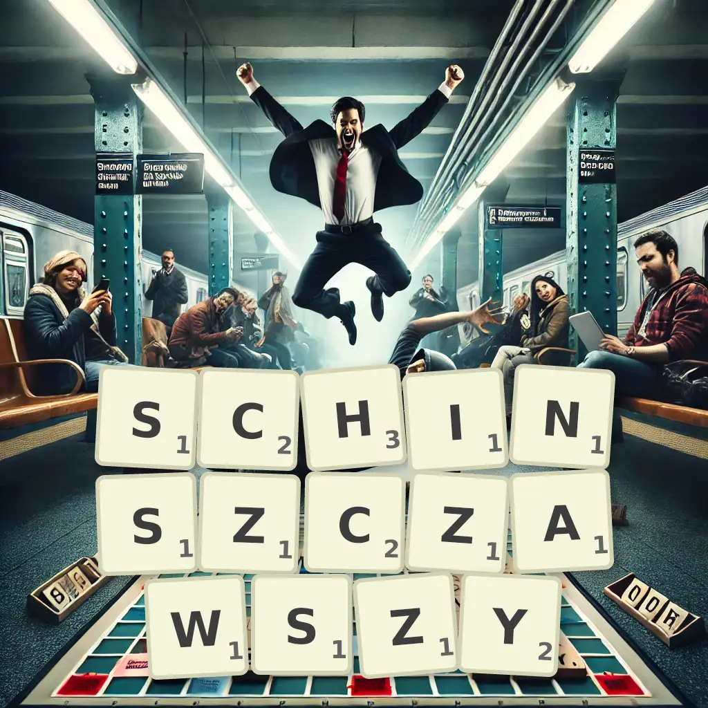 Słowa z liter SCHIŃSZCZAWSZY