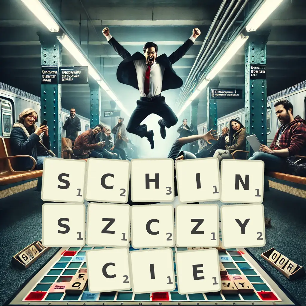 Słowa z liter SCHIŃSZCZYCIE