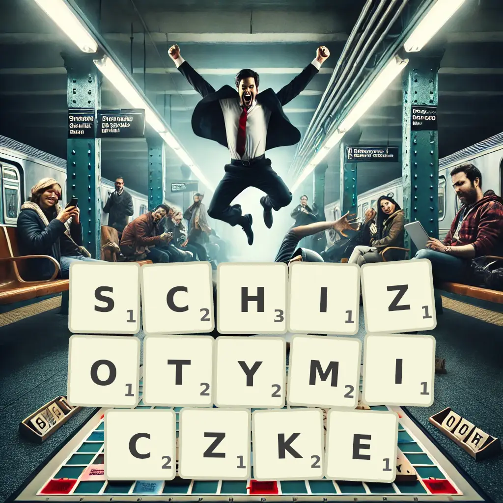 Słowa z liter SCHIZOTYMICZKĘ