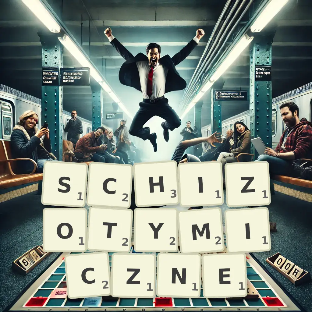 Słowa z liter SCHIZOTYMICZNE