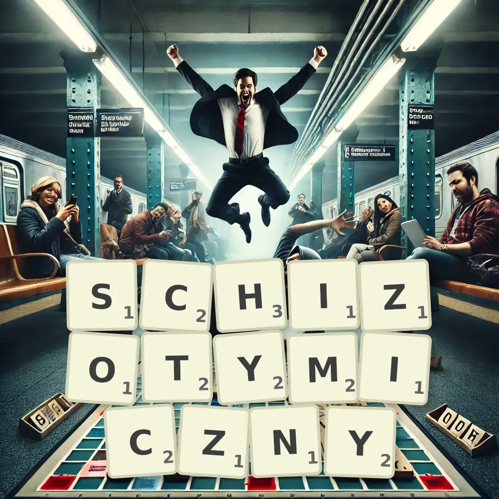 Słowa z liter SCHIZOTYMICZNY