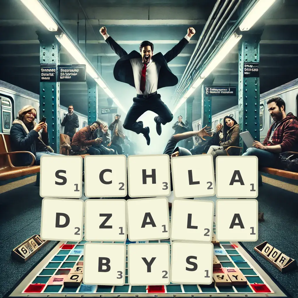 Słowa z liter SCHŁADZAŁABYŚ