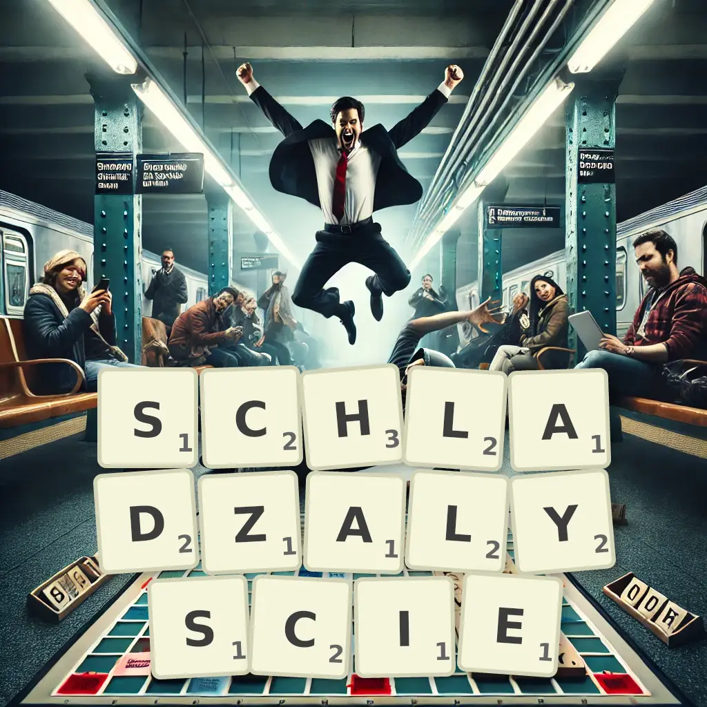 Słowa z liter SCHŁADZAŁYŚCIE