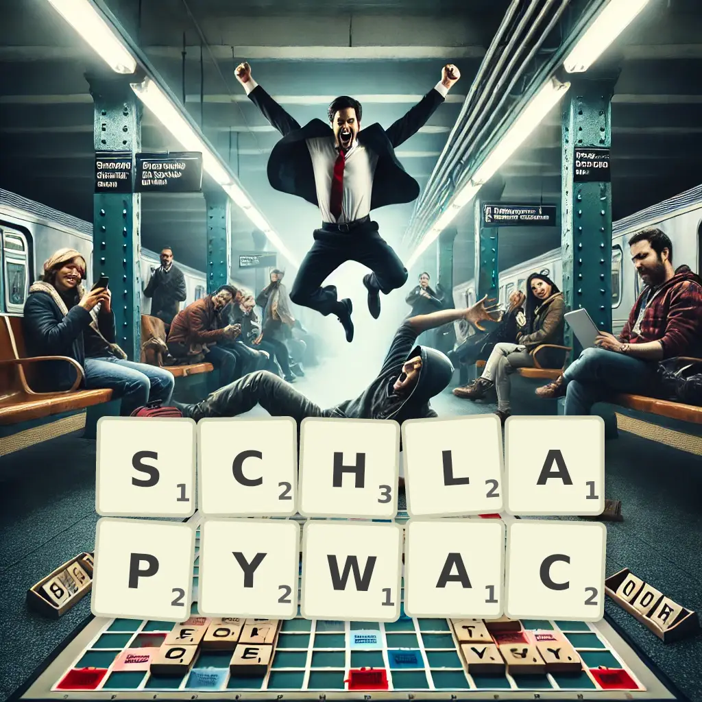 Słowa z liter SCHLAPYWAĆ