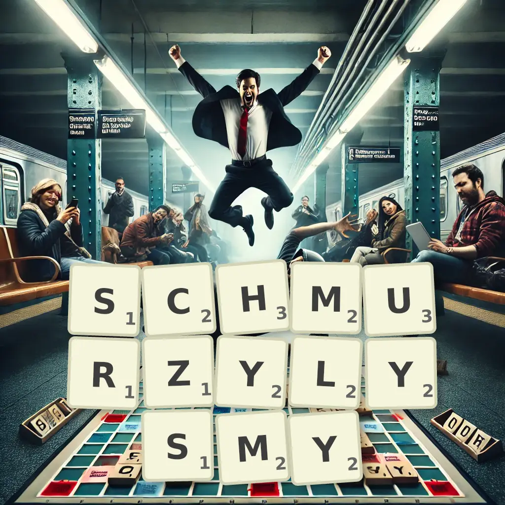 Słowa z liter SCHMURZYŁYŚMY