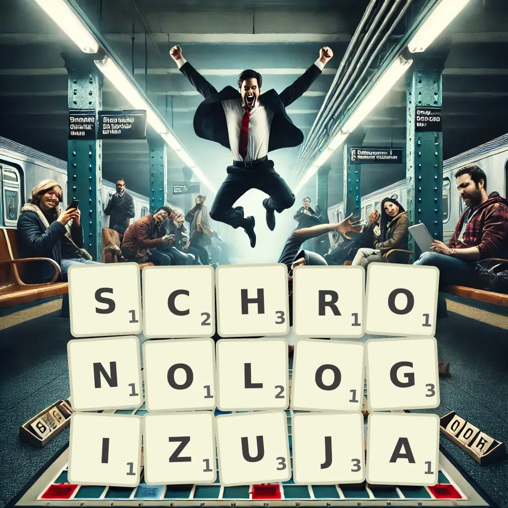 Słowa z liter SCHRONOLOGIZUJĄ