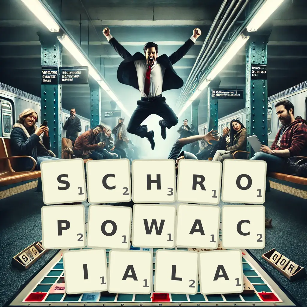 Słowa z liter SCHROPOWACIAŁA