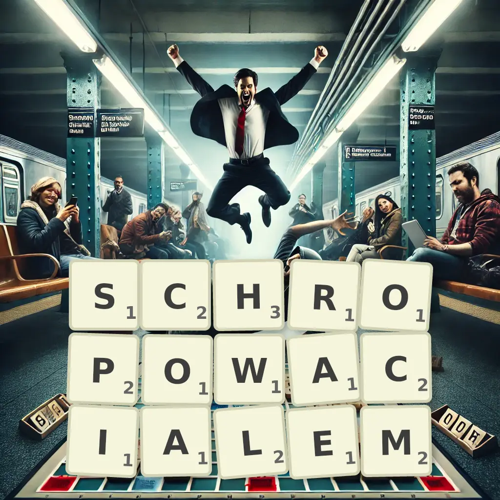 Słowa z liter SCHROPOWACIAŁEM