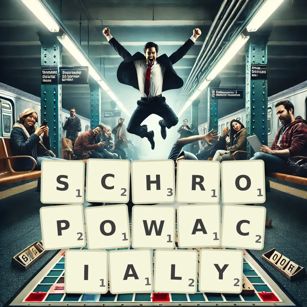 Słowa z liter SCHROPOWACIAŁY