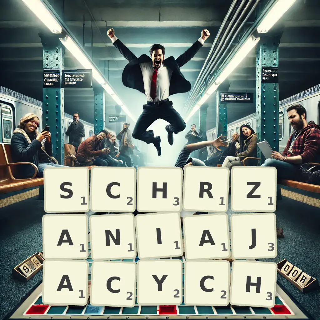 Słowa z liter SCHRZANIAJĄCYCH