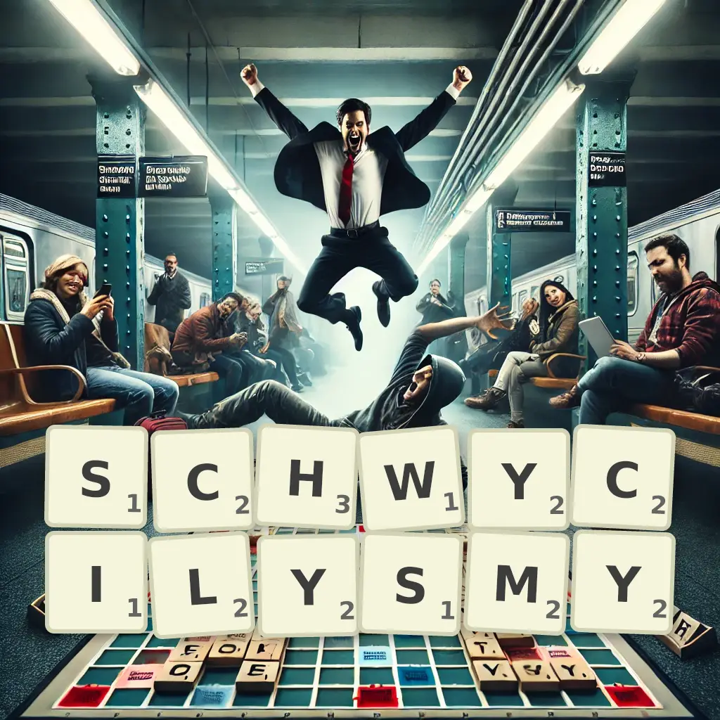 Słowa z liter SCHWYCIŁYŚMY
