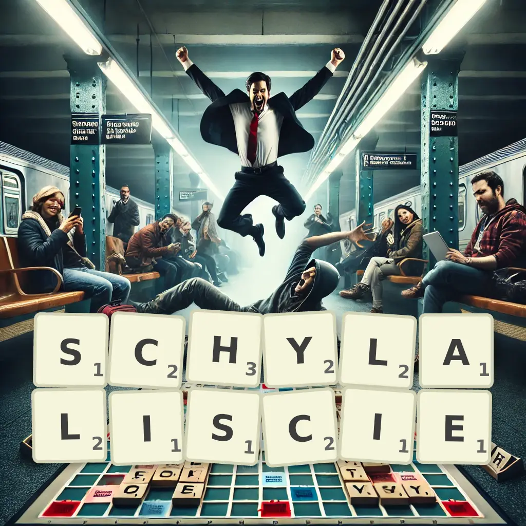 Słowa z liter SCHYLALIŚCIE