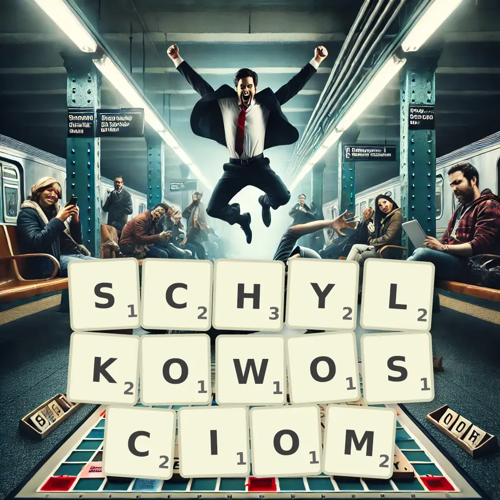 Słowa z liter SCHYŁKOWOŚCIOM