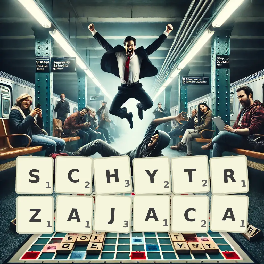 Słowa z liter SCHYTRZAJĄCA