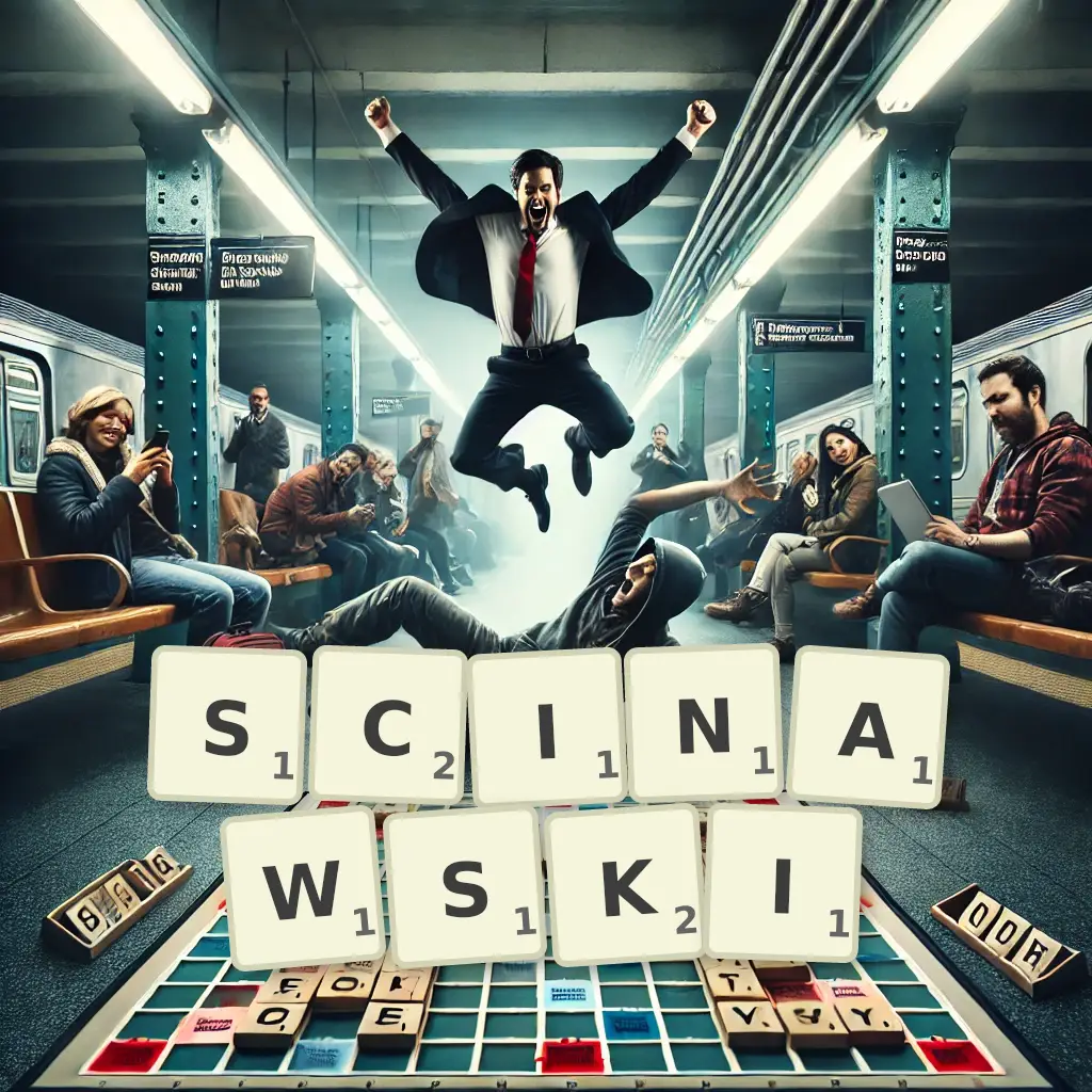 Słowa z liter ŚCINAWSKI