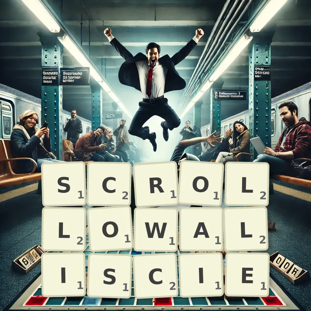 Słowa z liter SCROLLOWALIŚCIE