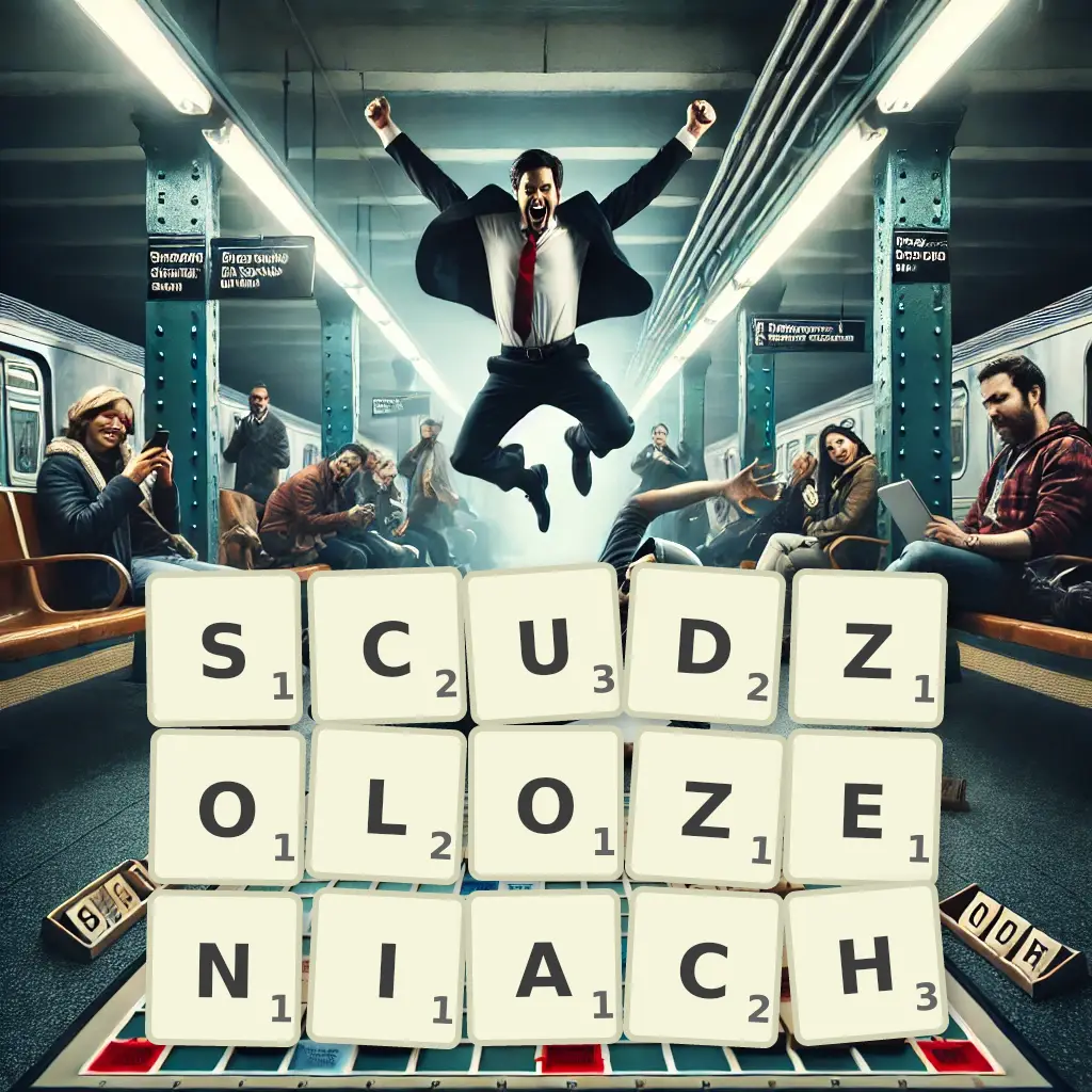 Słowa z liter SCUDZOŁOŻENIACH