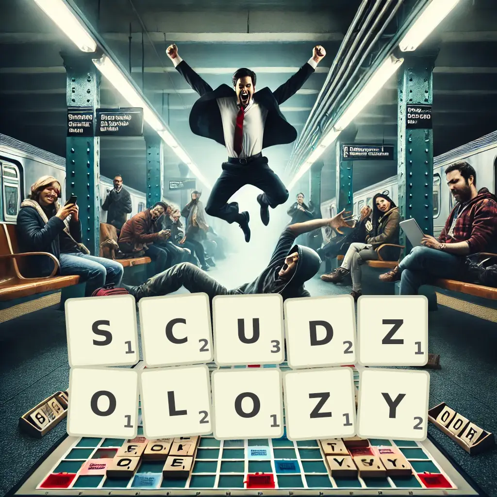 Słowa z liter SCUDZOŁOŻY