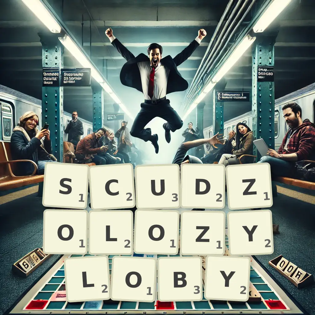 Słowa z liter SCUDZOŁOŻYŁOBY