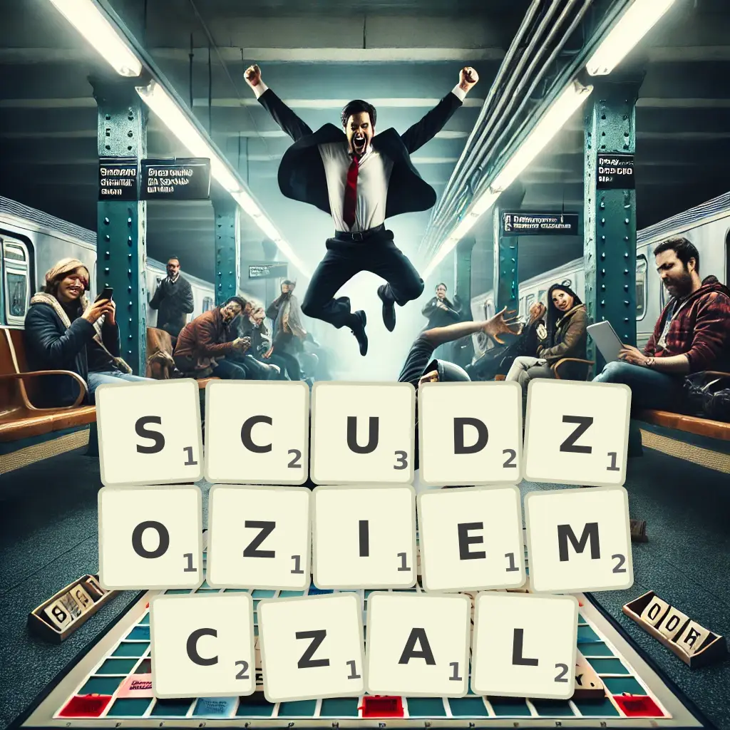 Słowa z liter SCUDZOZIEMCZAŁ