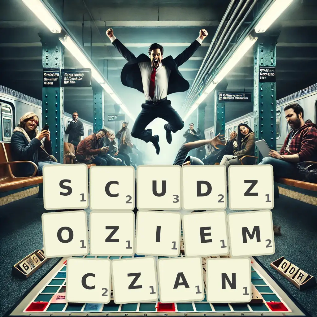 Słowa z liter SCUDZOZIEMCZAŃ