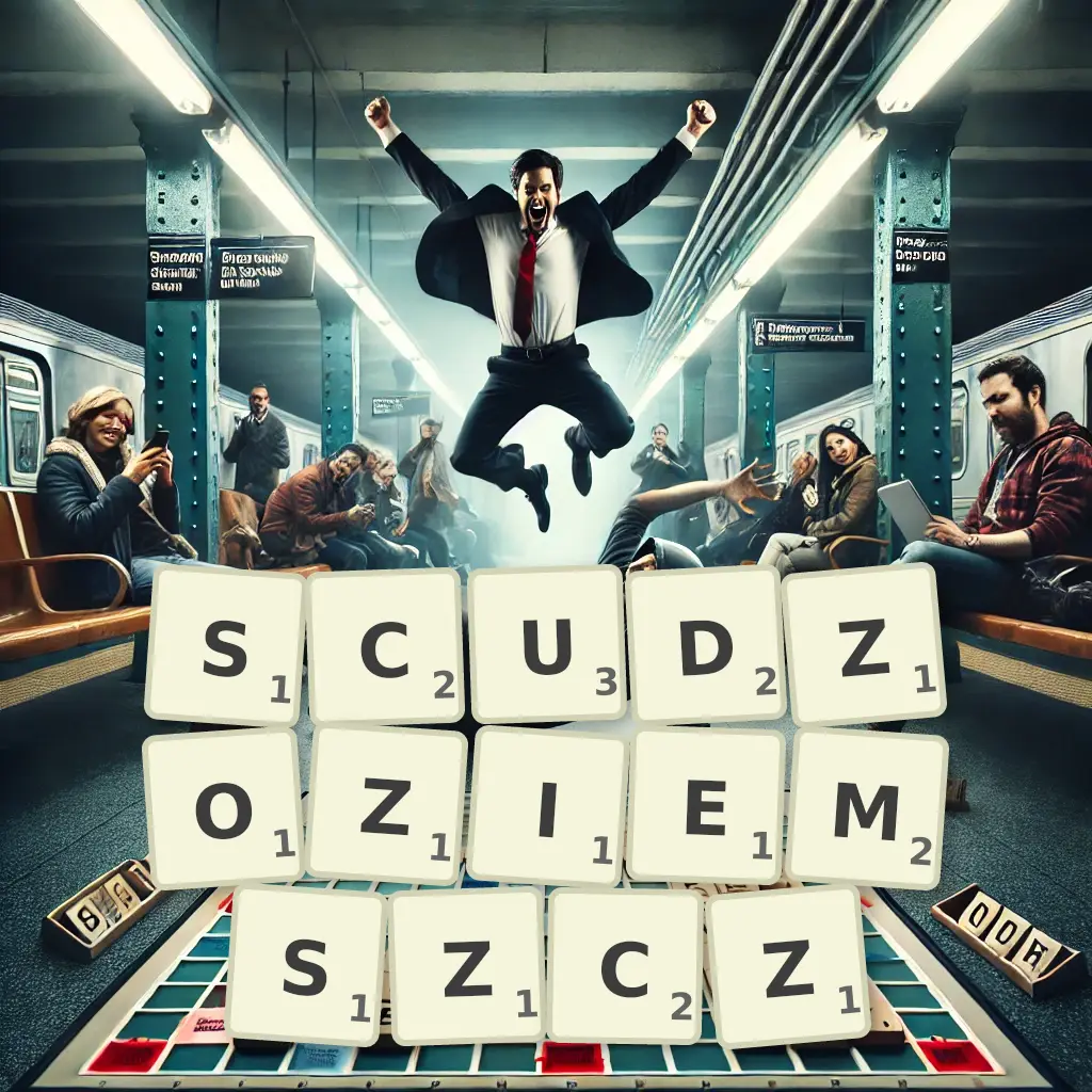 Słowa z liter SCUDZOZIEMSZCZ