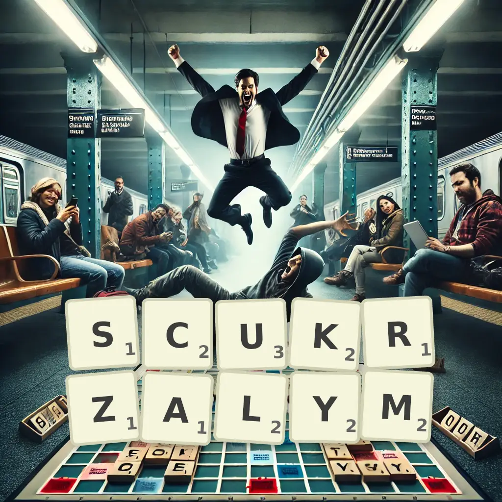 Słowa z liter SCUKRZAŁYM