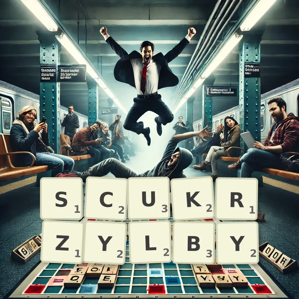 Słowa z liter SCUKRZYŁBY