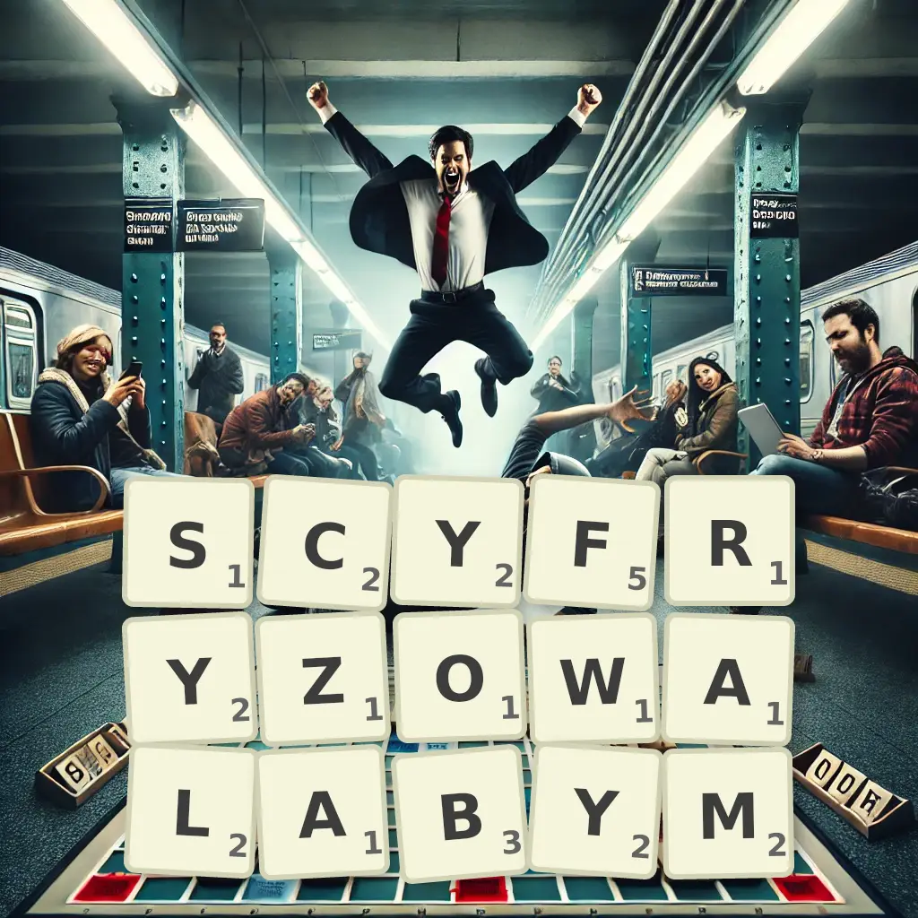 Słowa z liter SCYFRYZOWAŁABYM