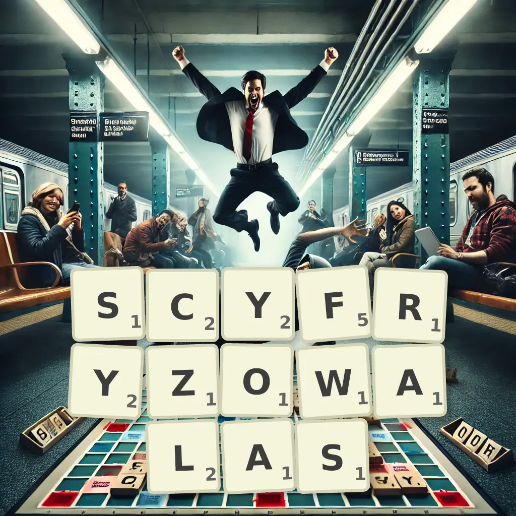 Słowa z liter SCYFRYZOWAŁAŚ
