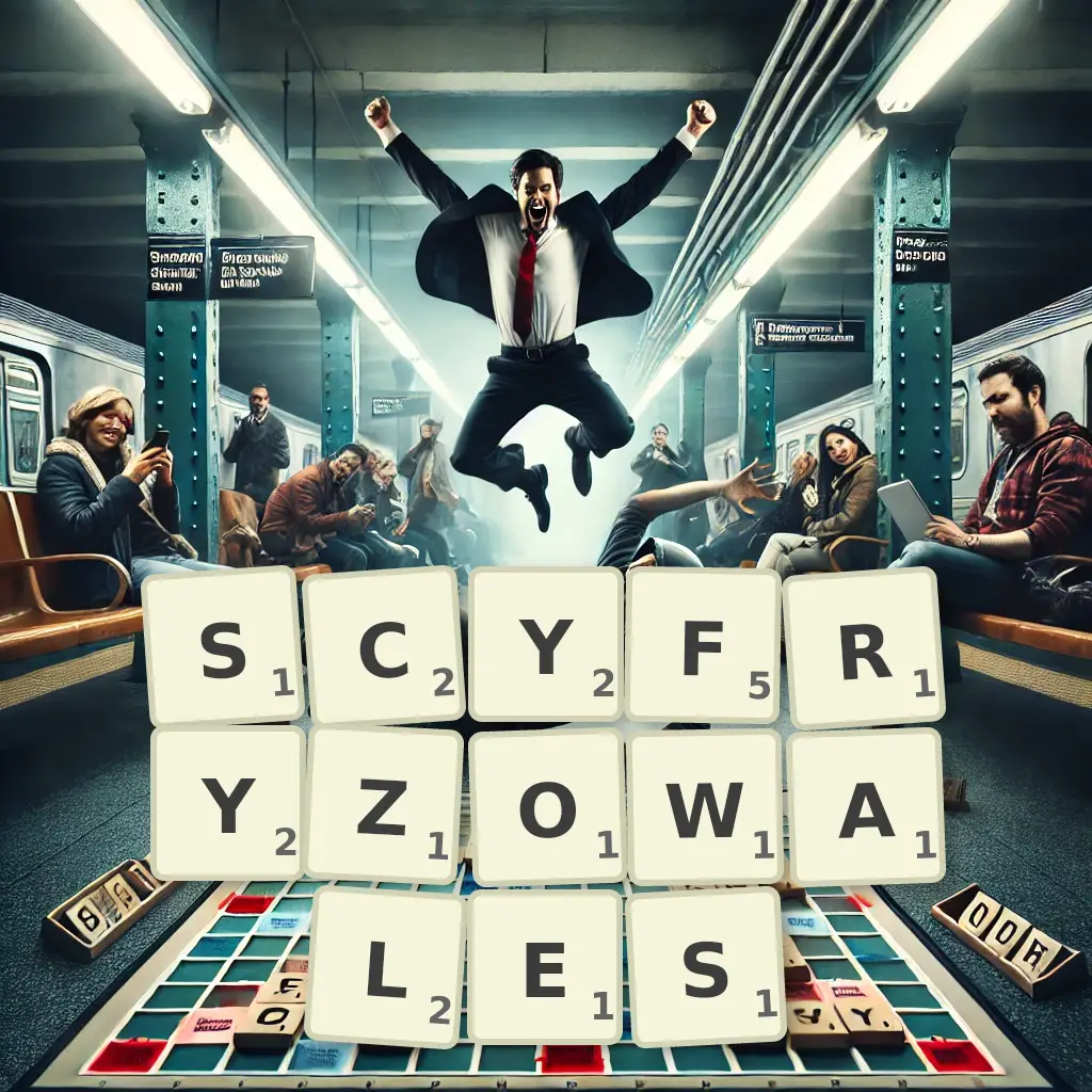 Słowa z liter SCYFRYZOWAŁEŚ