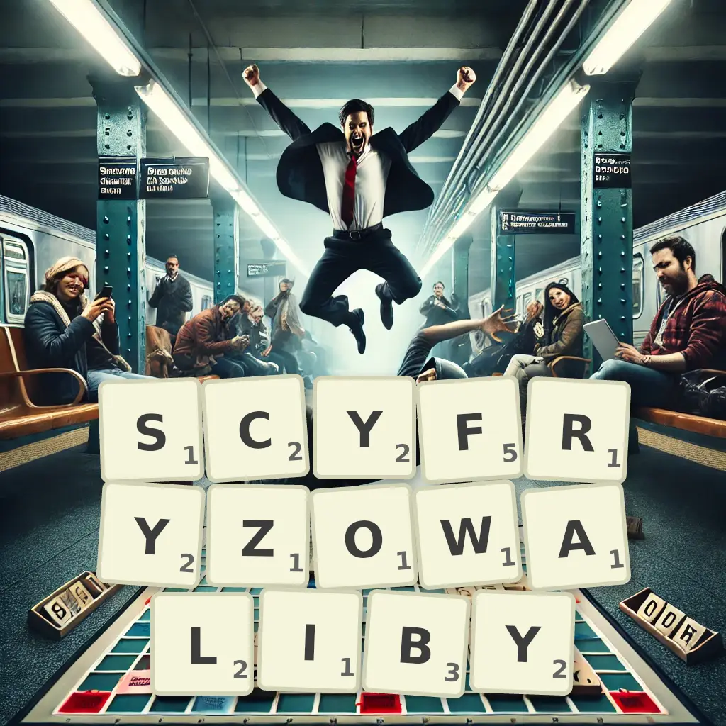 Słowa z liter SCYFRYZOWALIBY