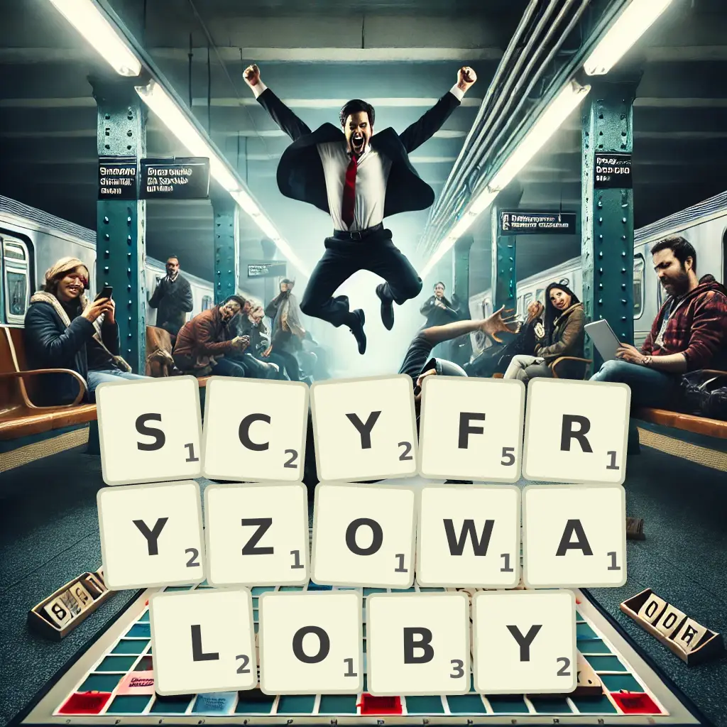 Słowa z liter SCYFRYZOWAŁOBY