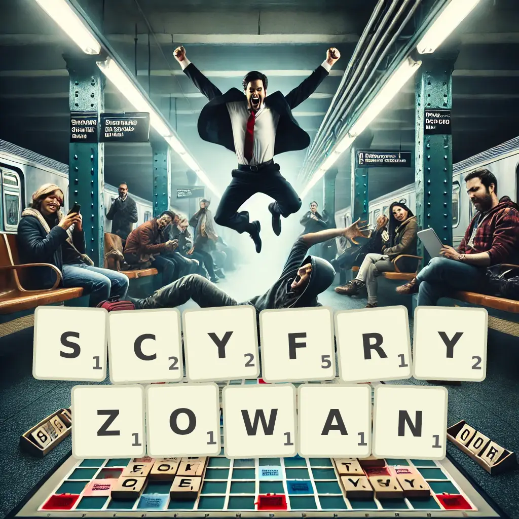 Słowa z liter SCYFRYZOWAŃ