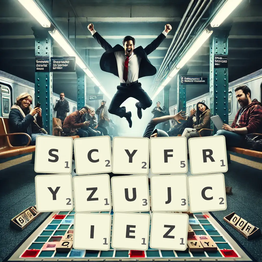 Słowa z liter SCYFRYZUJCIEŻ